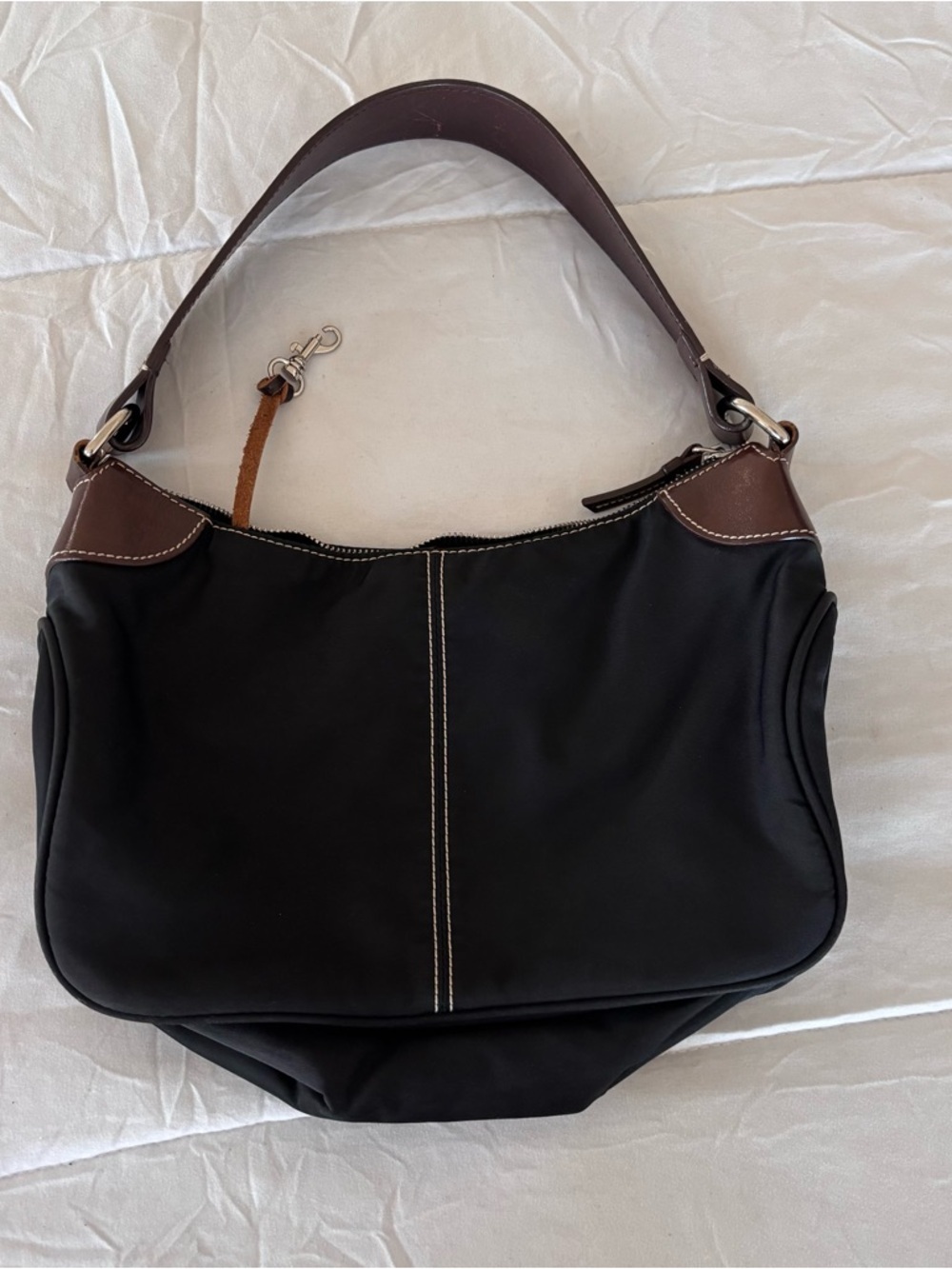 Dooney And Bourke Wayfarer Brown Nylon Small Bag